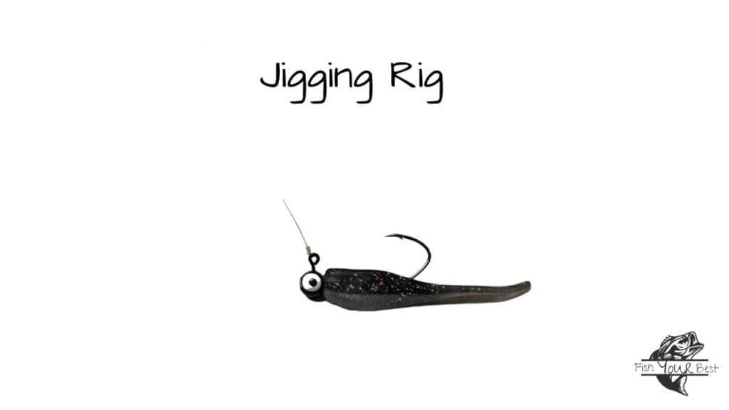 Diagram of jigging rig.